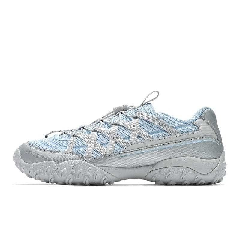 Fila Echappe Ballet Shoes Soft Comfortable Durable Breathable Low Top Dad Shoes Women Shoes Silver-Gray F12W432126FOS cm