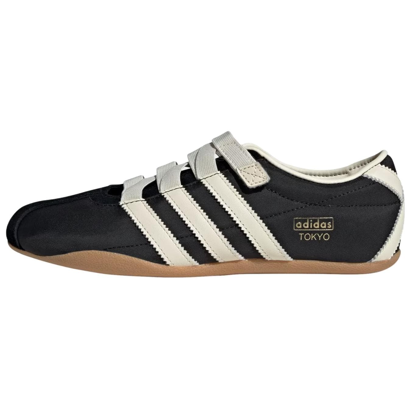 adidas Tokyo MJ Core Black Cream White Gold Metallic Women Sneakers JR4790 cm