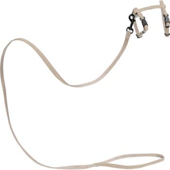 MORE Royal cat harness with lead for small cats greige