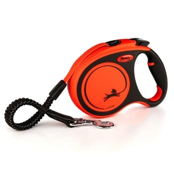 Flexi XTREME retractable leash orange/ black L, 5 m