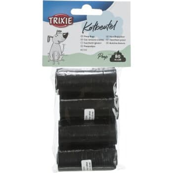 Trixie dog waste bags, 4 rolls x 20 bags