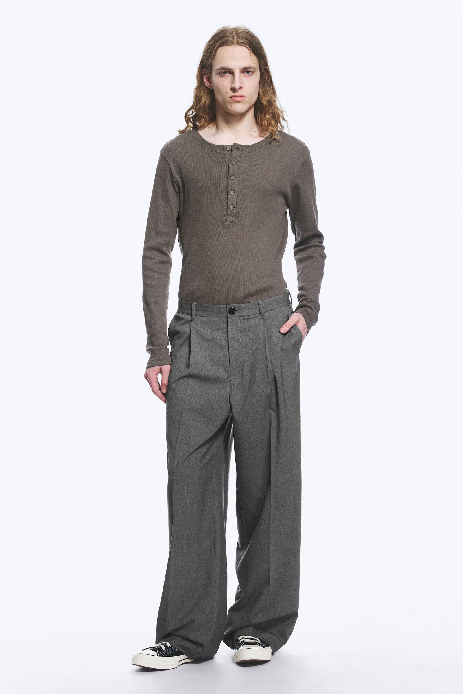 Uno Loose Suit Trousers