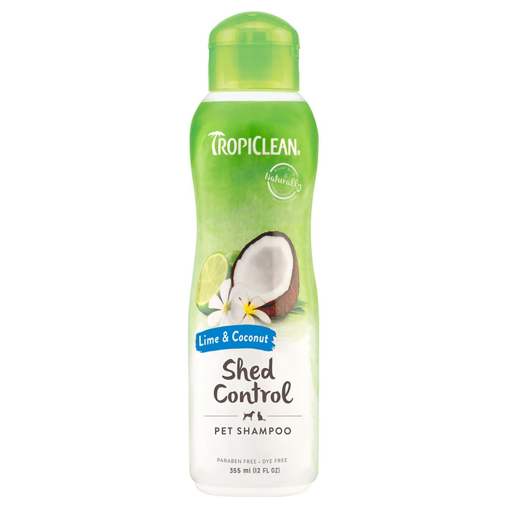 TropiClean Shed Control Lime & Cocoa Shampoo - 355ml