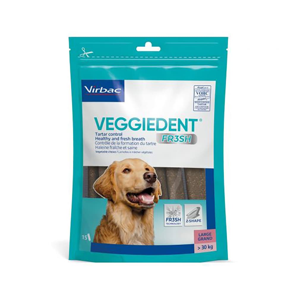 VEGGIEDENT Fresh for dogs - 15 x 35 g L for large dogs (>30 kg)