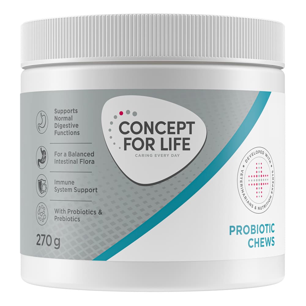 Concept for Life Probiotic Supplements Chews - dog supplements - Saver Pack: 2 x 270g
