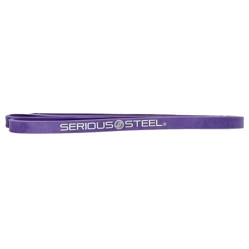 Serious Steel Fitness, 41 Inch Resistance Band, #1 Purple, 1 Count