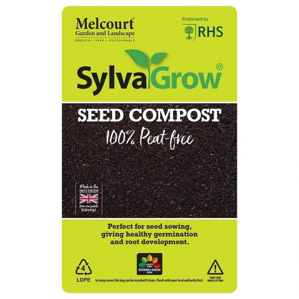 Melcourt Seed Compost Peat-Free 15L - Professional Growing Medium for Seed Sowing