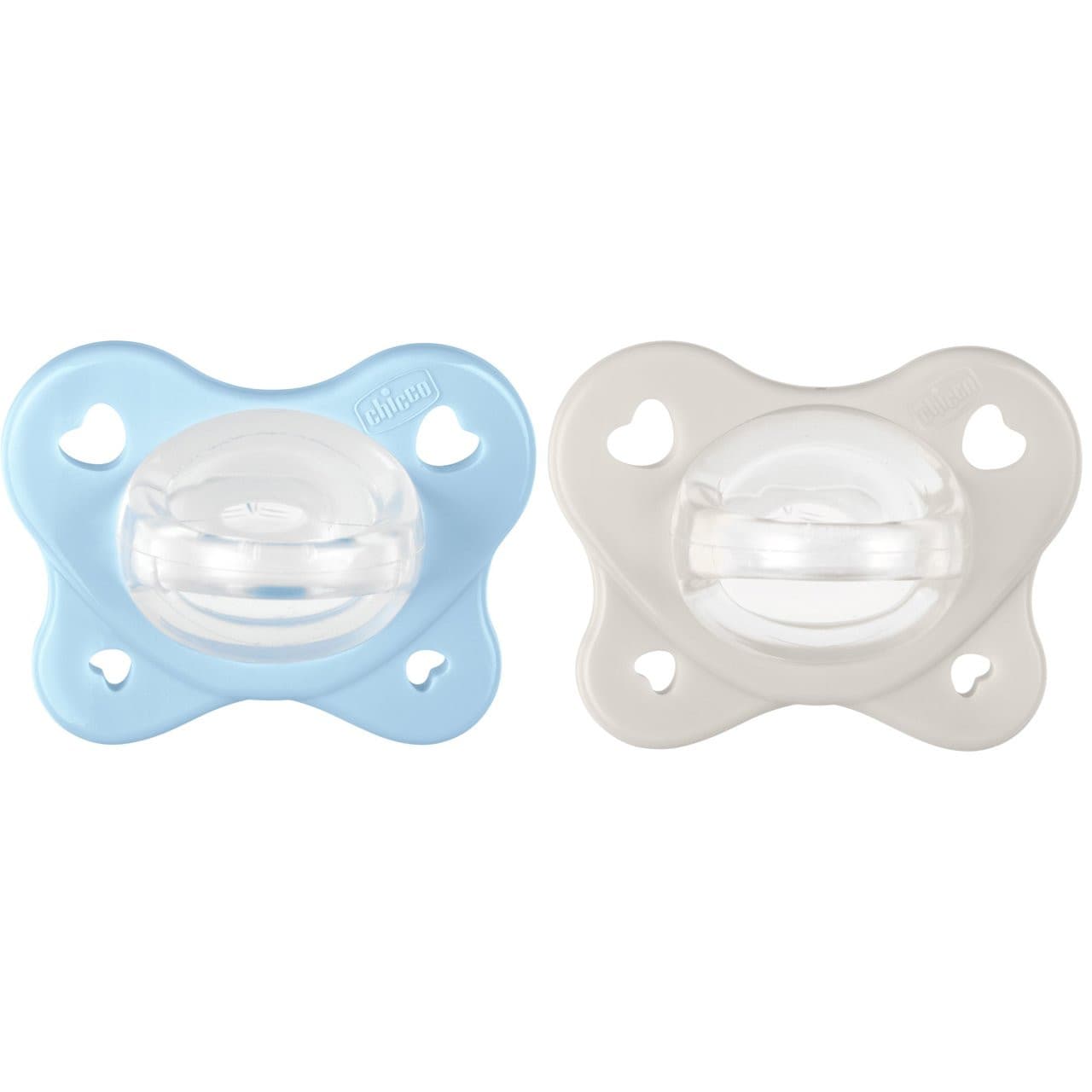 Chicco succhietto azzurro Physioforma Dual Soft 2-6 mesi 2 ciucci