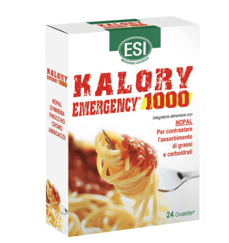 Esi Kalory Emergency 1000 contro l'assorbimento di grassi e carboidrati 24 ovalette