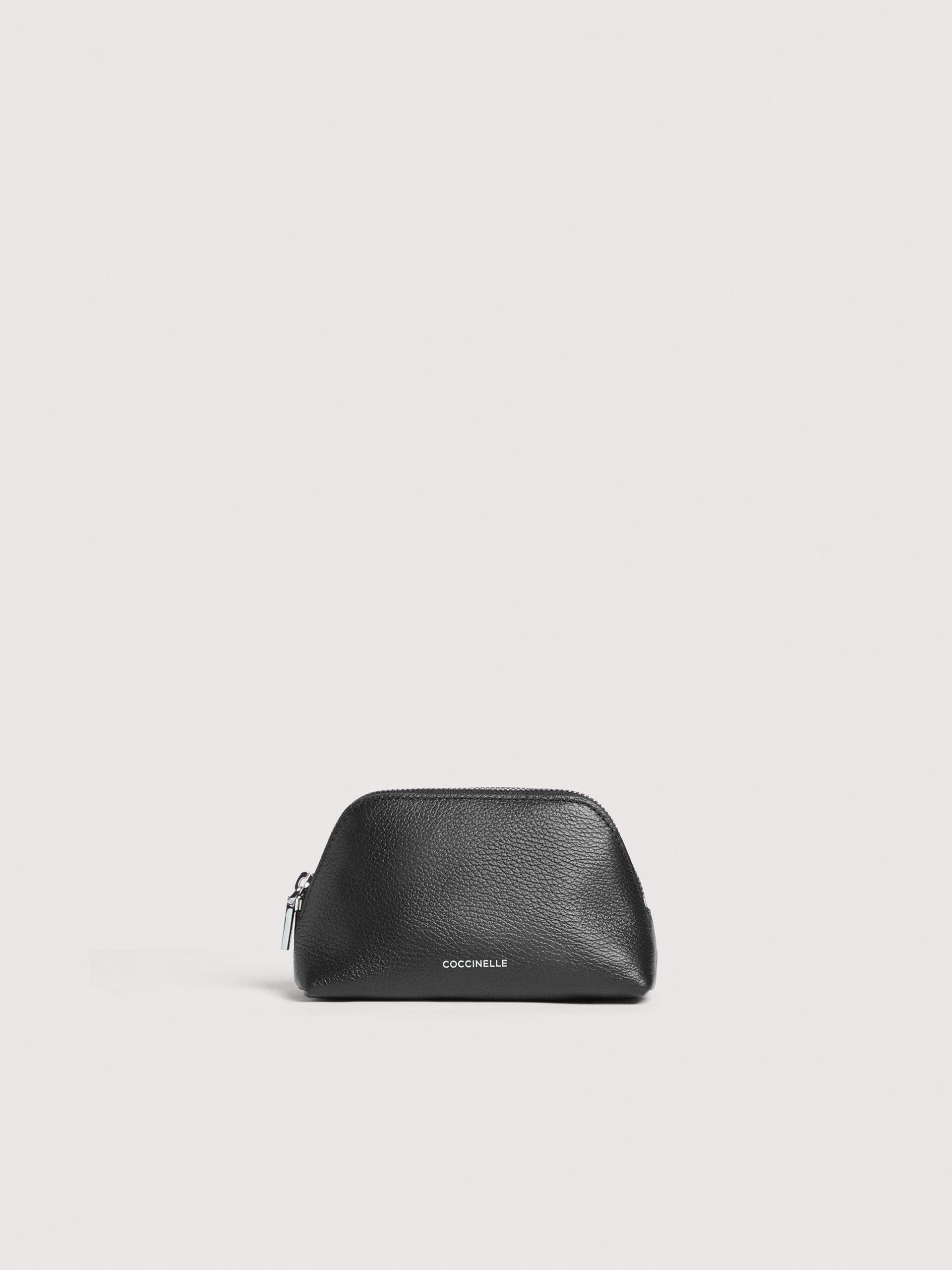 Coccinelle Grained Leather Make-Up Bag Coccinelle Helga Small