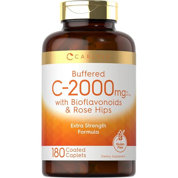 Vitamin C Buffered 2000mg 180 Caplets
