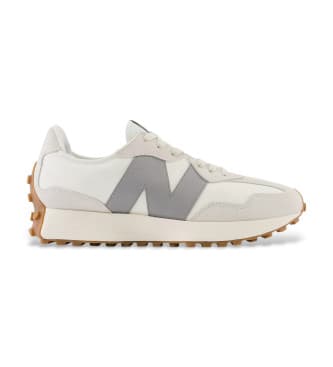 New Balance for woman. U327V1 Leather Sneakers 327 off-white (40.5), Flat, Laces, Casual