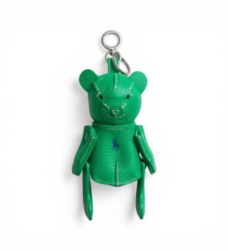 Polo Ralph Lauren for woman. 427P13276008 Bear green bag charm (OSFA), Casual, Leather