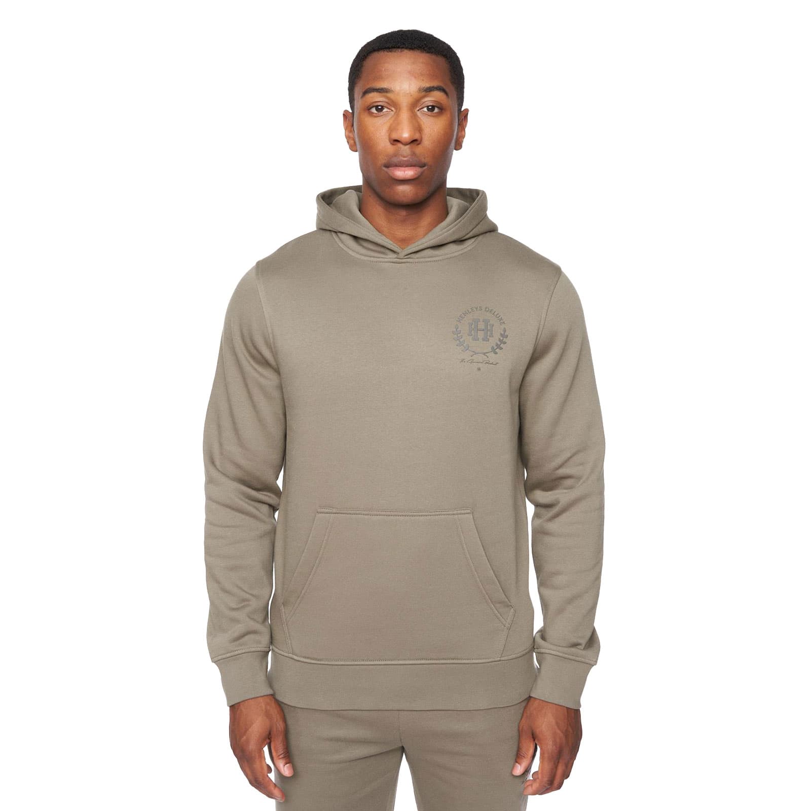 Henleys Alston Hoodie Men's | Hoodies | Khaki | UK Size Large