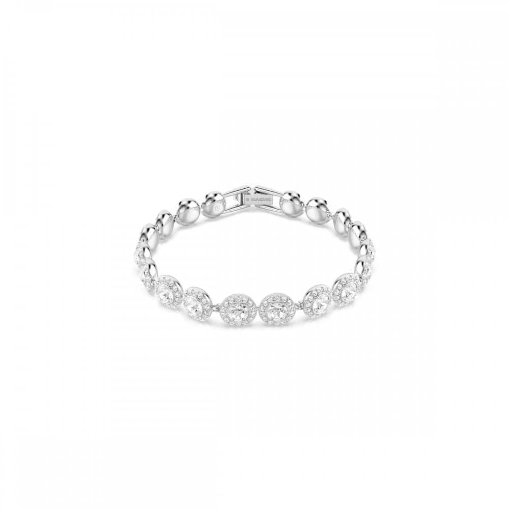 Swarovski Jewellery Swarovski Una Angelic Round Cut Crystal Tennis Bracelet 0.8cm, 15.5-17.8cm