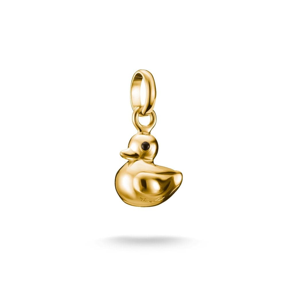 Thomas Sabo Charm Club Connect Duck Gold Tone Charm Pendant 1.9 x 1cm