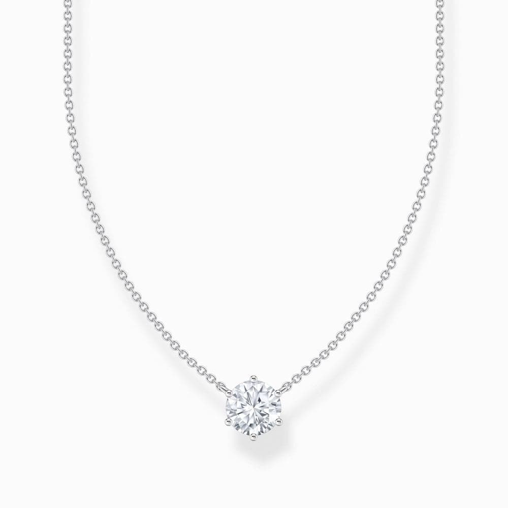 Thomas Sabo Classic CZ Necklace 0.8 x 0.8cm, 40-45cm