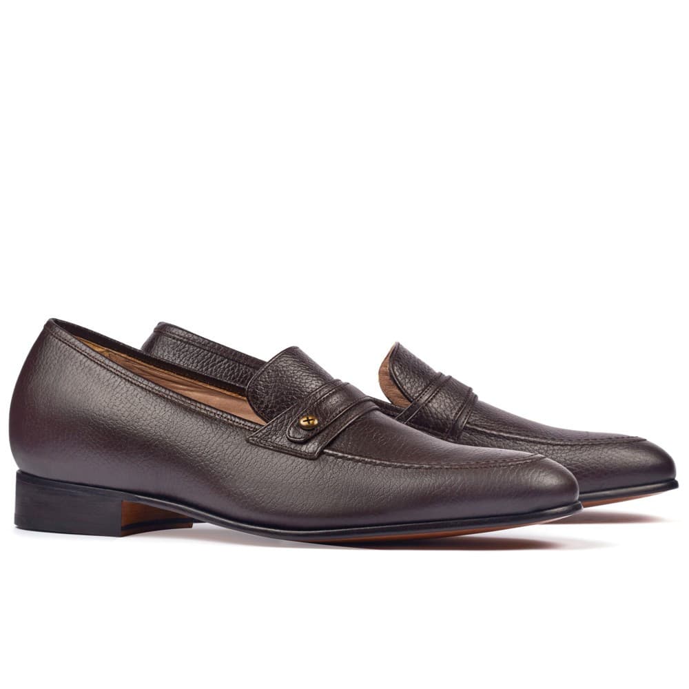 Sales Masaltos elevator shoes for men Gianni Garzanero model Bruxelles brown Brown 41