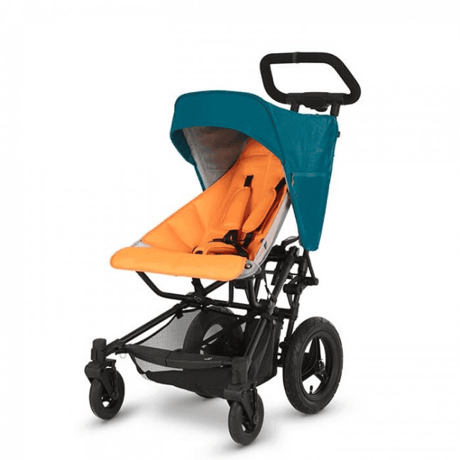 Micralite FastFold Compact Stroller and Essential Colour Pack - Teal/Orange