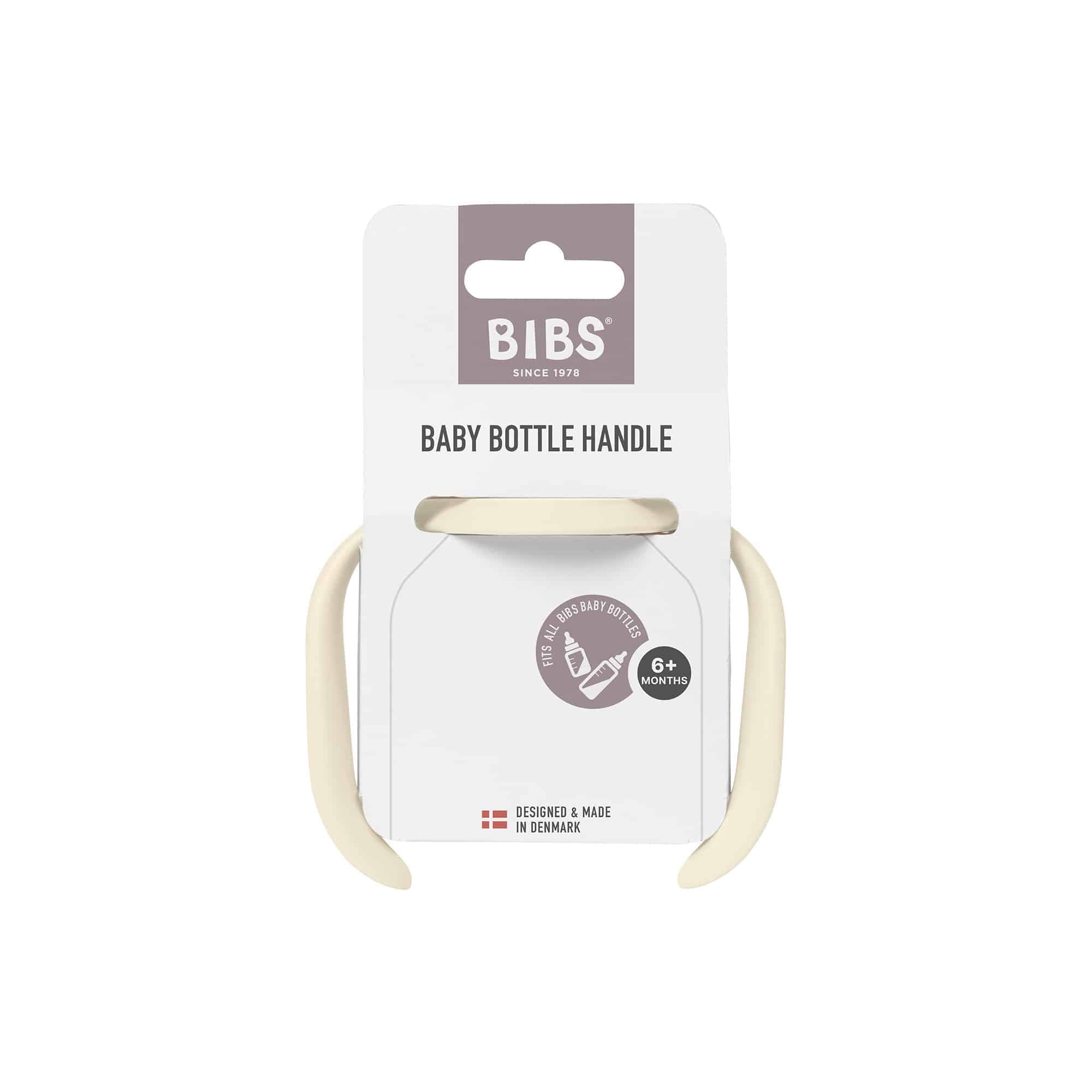 BIBS Easy Grip Baby Bottle Handle - Ivory