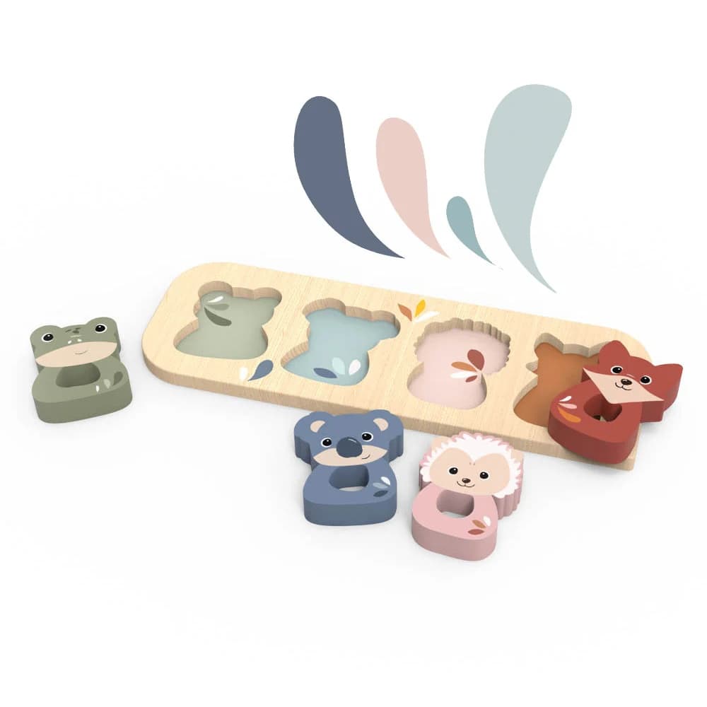 Speedy Monkey Wooden Animals Puzzle