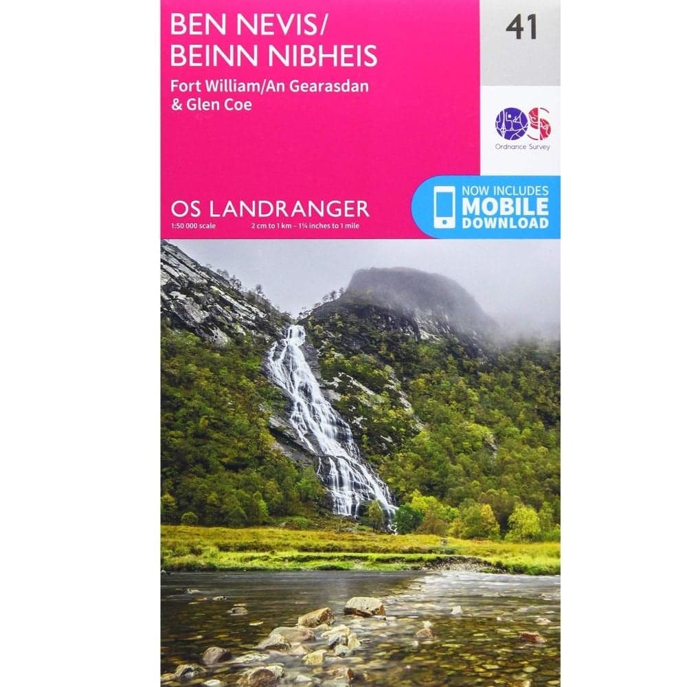 Ordnance Survey Landranger Map 041 Ben Nevis/Beinn Nibheis