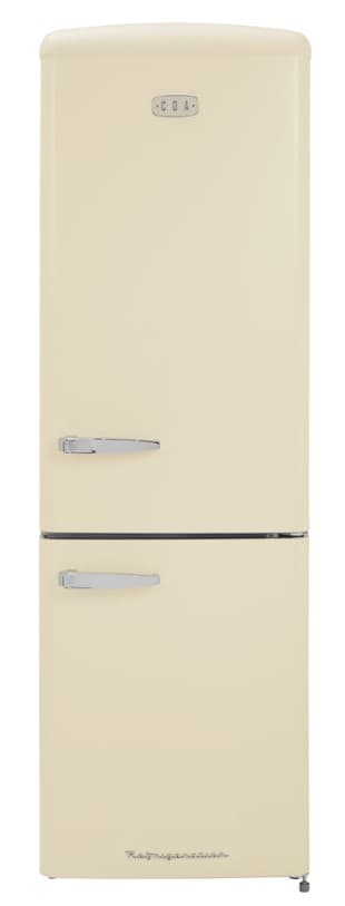 FLORENCE-BARLEY Retro 60cm freestanding frost free 60/40 fridge freezer