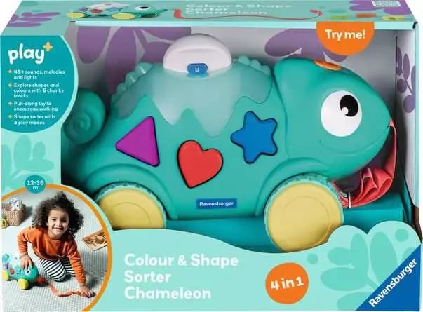 Color and Shape Sorter Chameleon EN