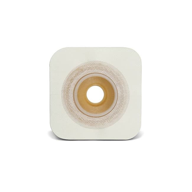 Convatec - PLACCA CONVESSA NATURA+ PRETAGLIATA 22 MM FLANGIA 45 MM DURAHESIVE E CEROTTO MICROPOROSO 5 PEZZI