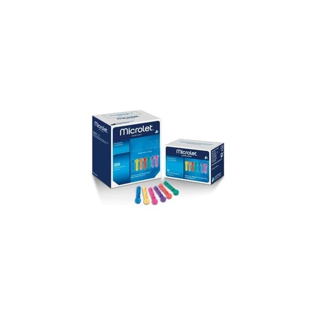 Ascensia Diabetes Care - Microlet Lancette Pungidito Per Misurazione Autodiagnostica Glicemia 25 Pezzi