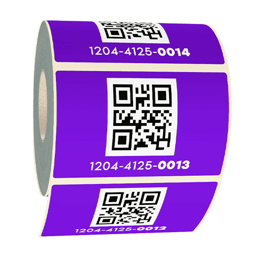 LPN 100mm x 58mm Purple