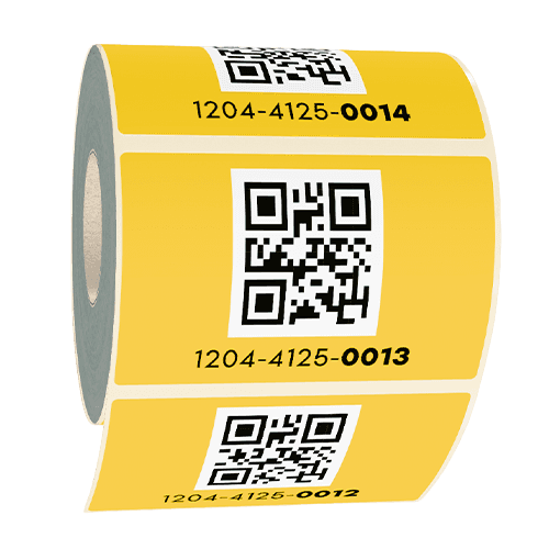 LPN 100mm x 58mm Yellow